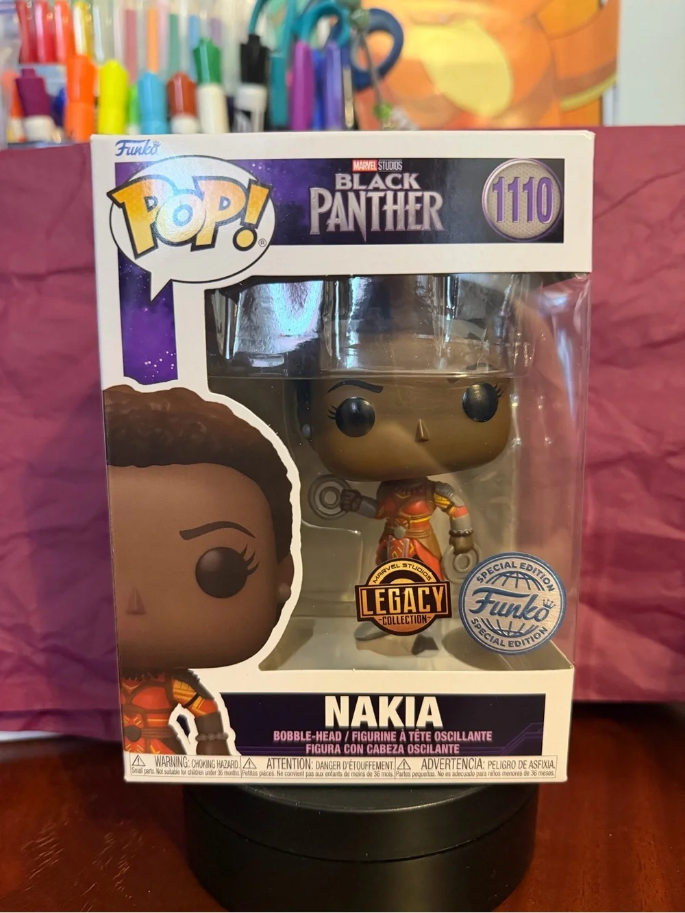 Funko Pop! Nakia Black Panther Figure - Legacy Collection/Special Edition
